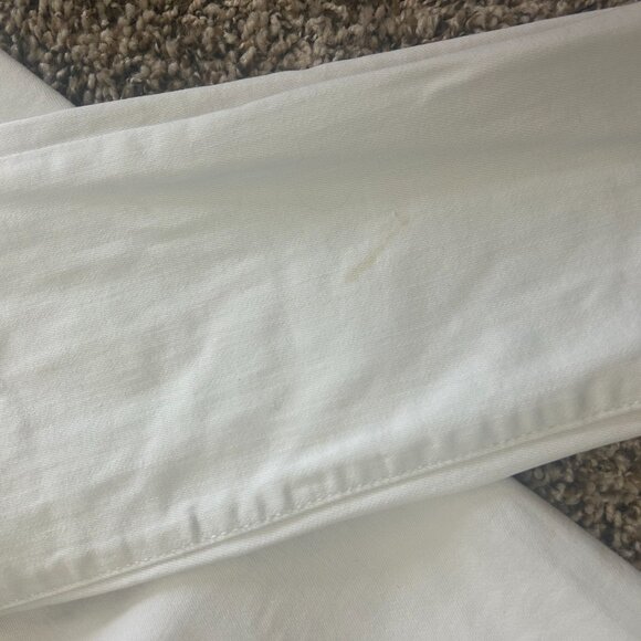 Hidden White Skinny Jeans Frayed Hem Size 26 - Picture 3 of 4